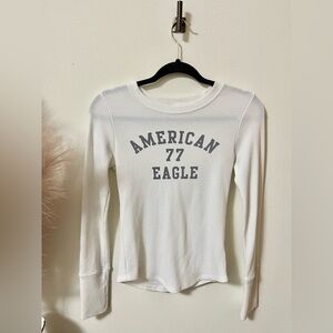 American Eagle Thermal Waffle Knit S